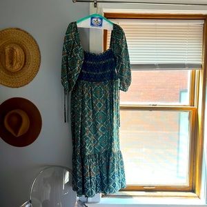 Cara Cara jazzy dress - Moroccan tile size L